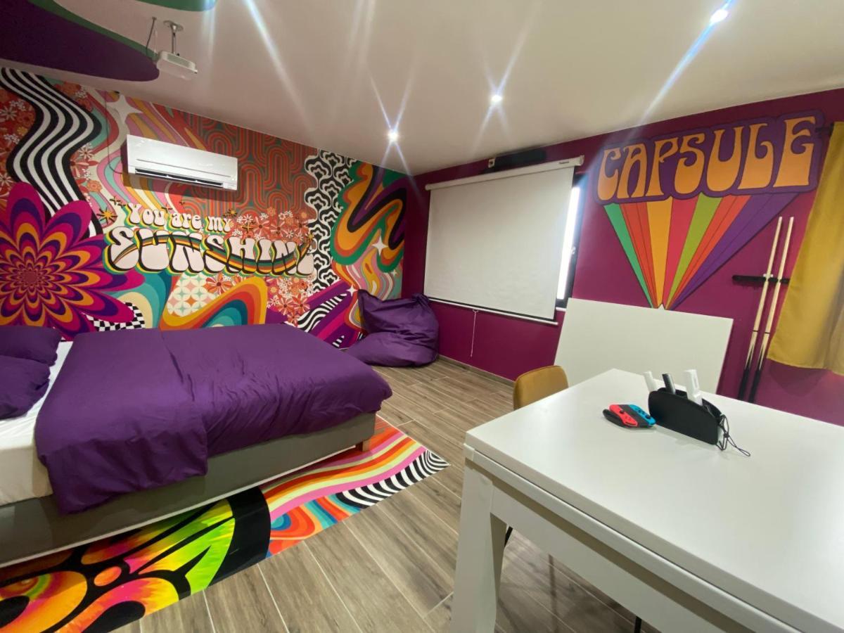 Capsule Groovy-Jacuzzi-Sauna-Billard-Netflix- Nintendo Switch & Jeux มงส์ ภายนอก รูปภาพ